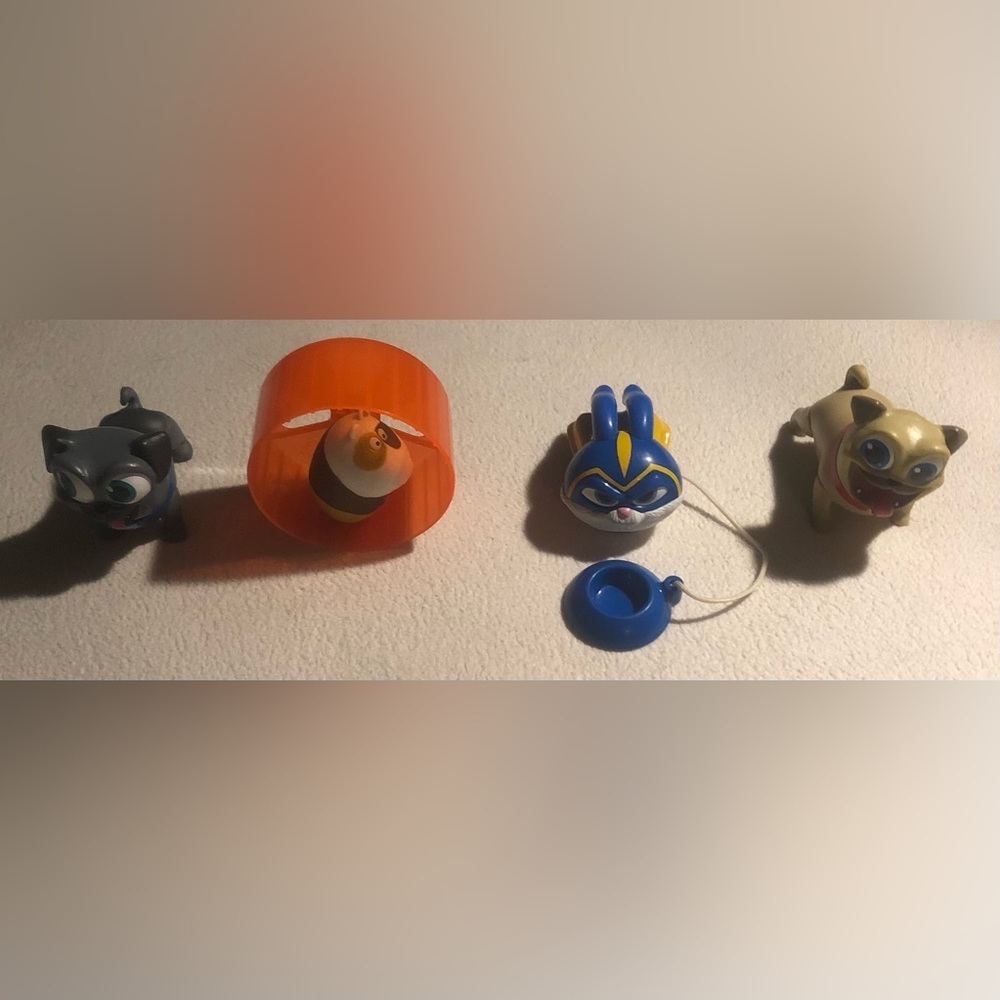 Lot of 4 Mini Toys from The Secret Life of Pets movie